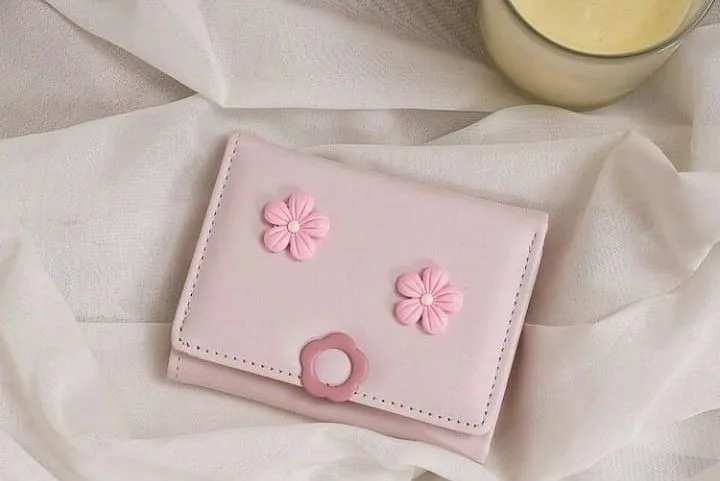 Floral Pink Mini Wallet — 2